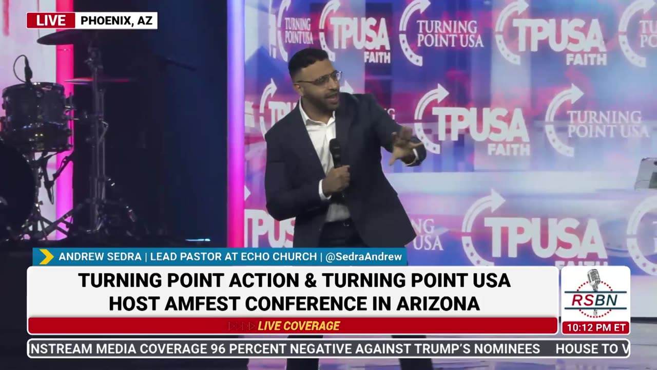 FULL SPEECH: Pastor Andrew Sedra Speaks at TPUSA's America Fest Conference: Day Three - 12/21/24