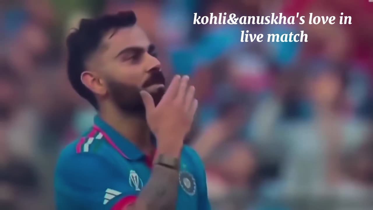 Kohli&Anuskha's romance in live match 2023