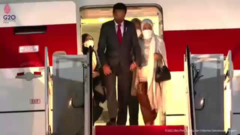 President Joko Widodo and First Lady Iriana Arrive in Washington DC, 10 May 2022
