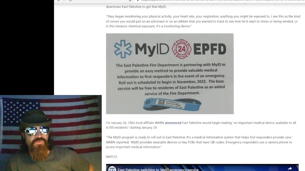 Palestine Ohio launched 'My ID' a week before train derailment