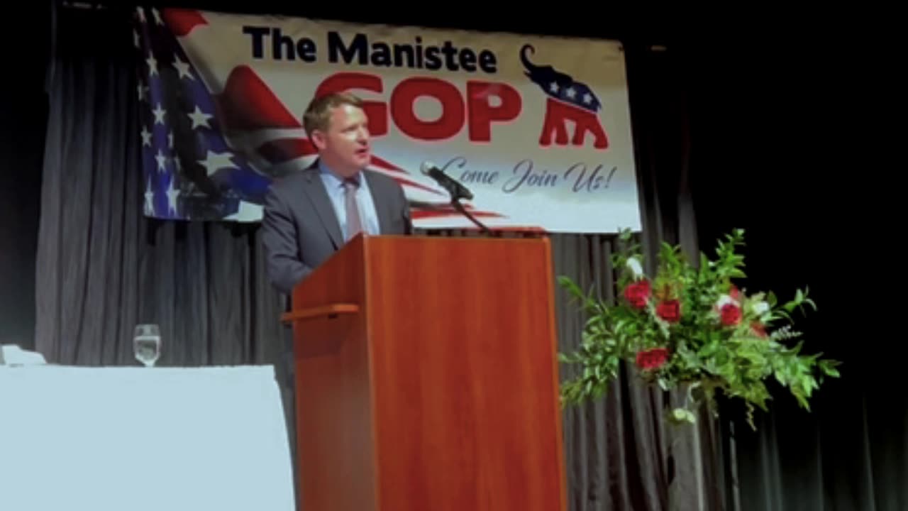 Mike Davis Delivered Keynote Speech at Manistee County Michigan Lincoln Day Dinner