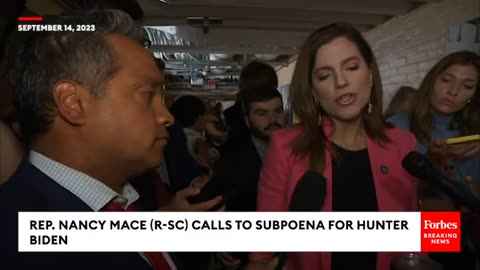 Kaboom 💥 BREAKING NEWS: Nancy Mace Calls To Subpoena Hunter Biden