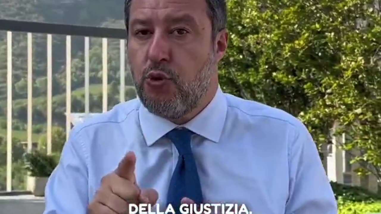 🔴 Min. Matteo Salvini Anche un giudice, se sbaglia, deve pagare come tutti gli altri lavoratori!