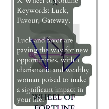 Charismatic and Wealthy– Tarot Reading