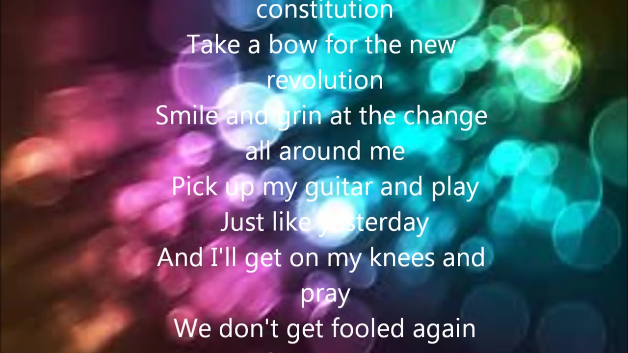The Who Wont Get Fooled Again Lyrics