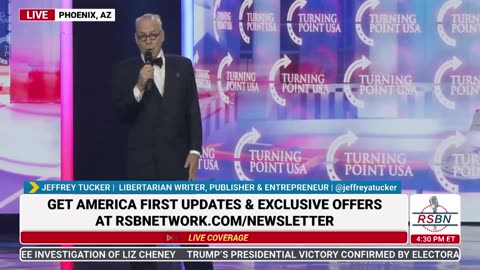 FULL SPEECH: Jeffrey Tucker Speaks at TPUSA's America Fest Conference: Day Three - 12/21/24