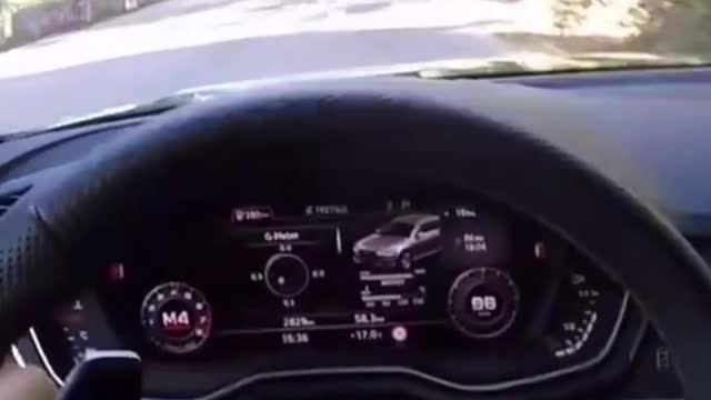 #Shorts Audi RS4 POV inside driving camera, extreme acceleration