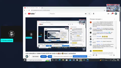 Canal Evidências - MX2RLtQEjM4 - LIVE CORUJÃO! A TERRA PLANA ESTÁ AO VIVO!! 🤜🏻💥🤛🏻😎 REACT SATANÁSA!