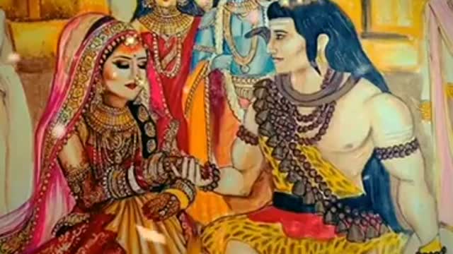 Shivratri maha special Shiv Parvati Vivah Shiv Shankar sakti sang Vivah 🙏 status Mahashivratri sp