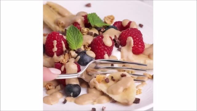 Greek Yogurt and Fruit, Yogurt Bowl for Breakfast