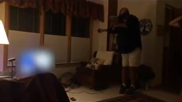 Man Steps Over Armchair And Falls While Playing Virtual Reality Game