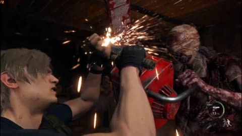 Resident Evil 4 Remake BOSS IRMÃS DA MOTOSERRA GAMEPLAY PC