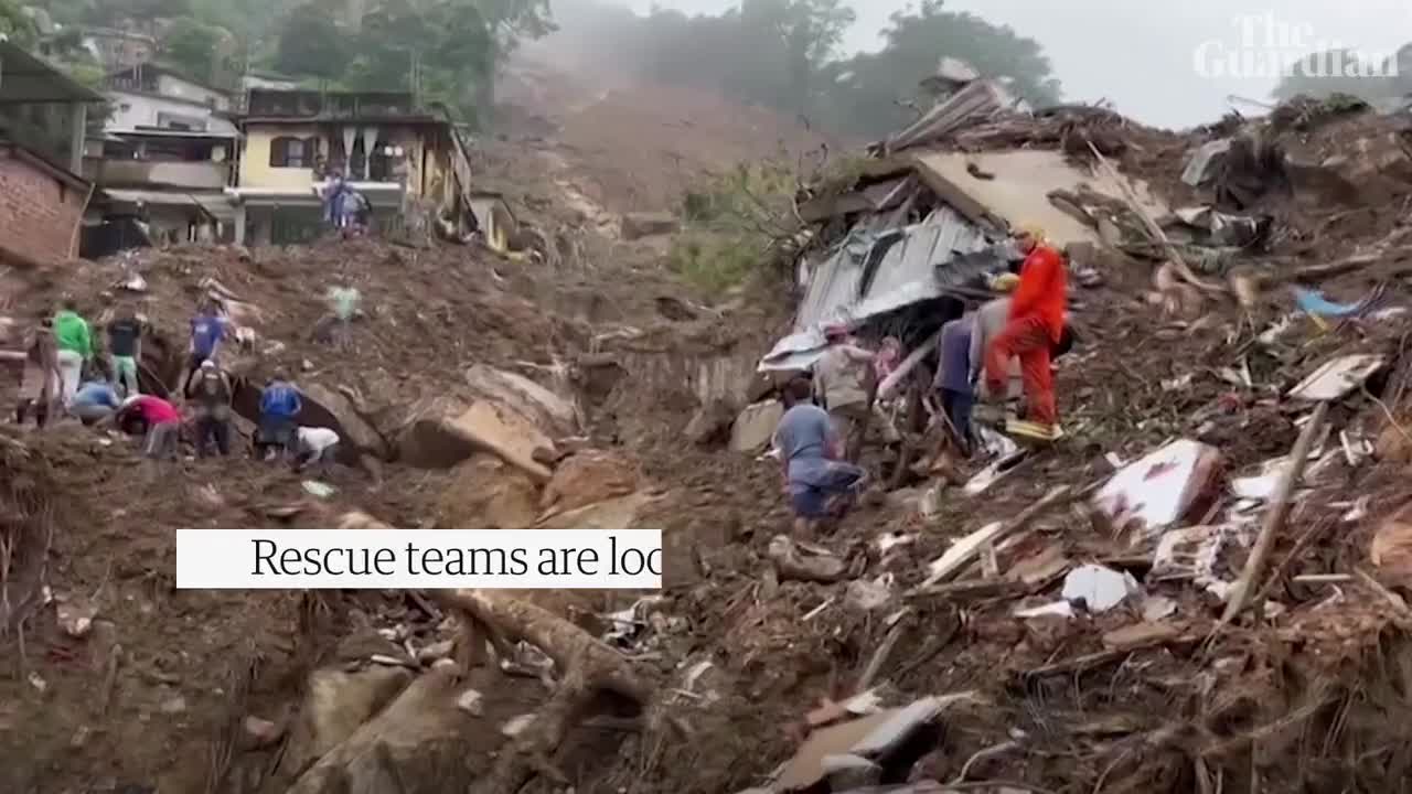 Devastating floods and mudslides in Brazil leave scores dead