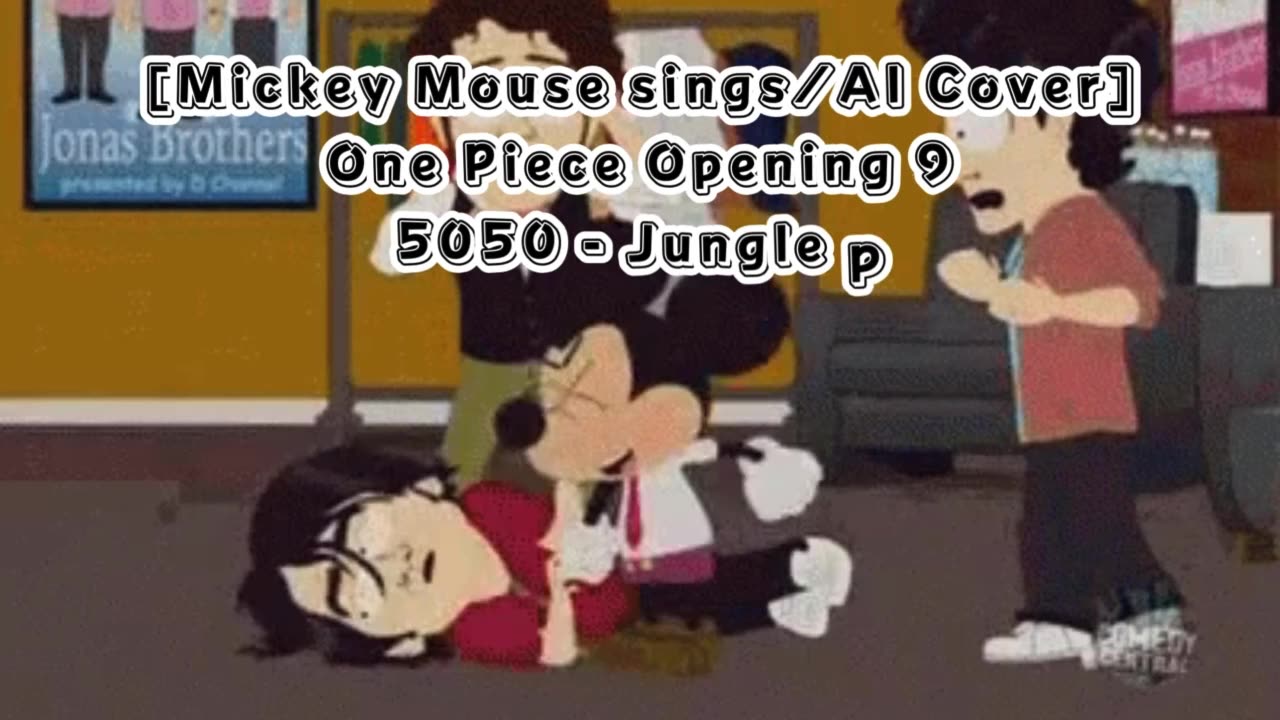 [Mickey Mouse sings/AI Cover] One Piece Opening 9 | 5050 - Jungle P