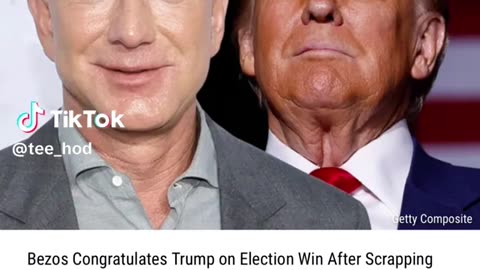 Jeff Bezos Congratulates Donald Trump's Win!