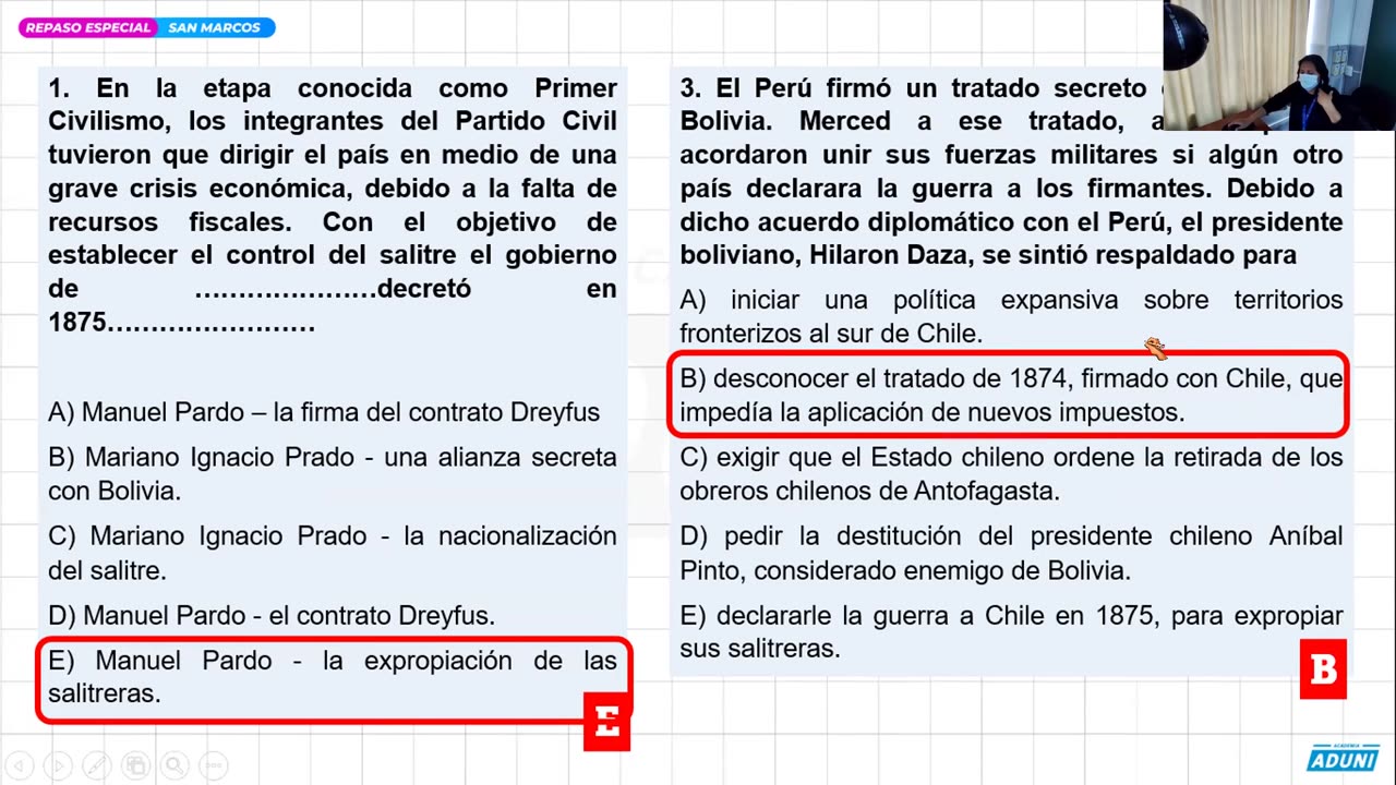 REPASO ESPECIAL ADUNI 2022 | Semana 04 | Literatura | Historia | Geometría S1