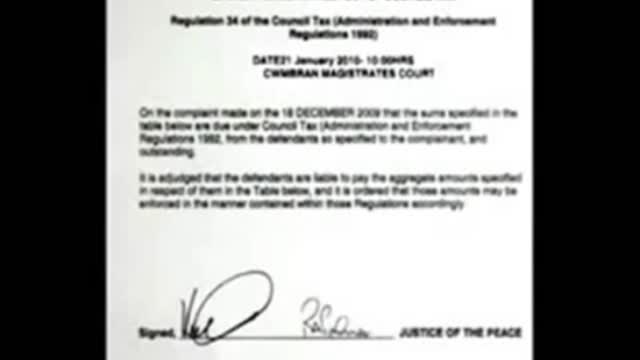 Common LAW - Another Example of how to respond in court