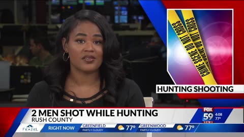 2 men shot while hunting coyotes in Rush County