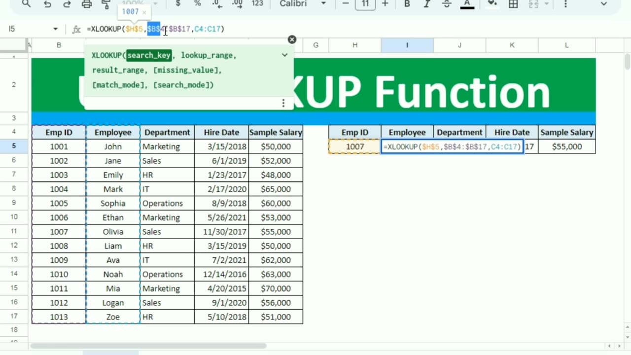 How To Use XLOOKUP Function In Excel | Easy XLOOKUP In Excel