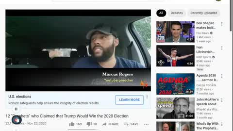 God showed me- trump