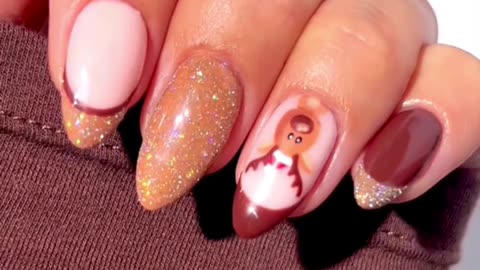 🦌✨ Cutesy Reindeer Nail Art: Perfect for the Holidays! 🎅 | Nail Trends