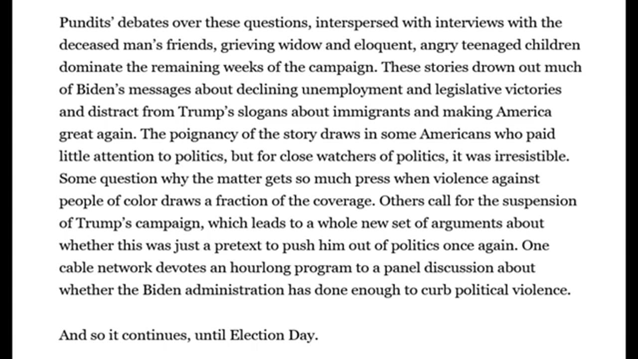 A Scary Message For Donald Trump And October 19th