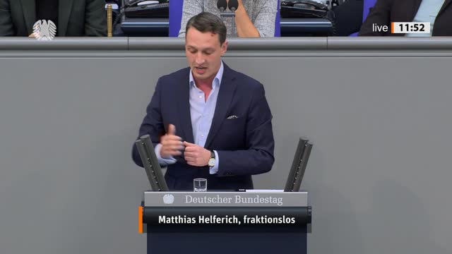 Matthias Helferich Rede vom 13.10.2022 - Migrationspolitischen Sonderweg in Europa sofort beenden