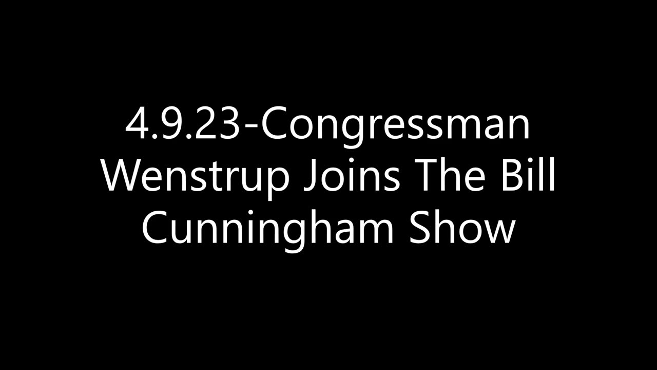 Wenstrup Joins Bill Cunningham to Discuss Pentagon Documents & Pres. Biden's Afghanistan Report