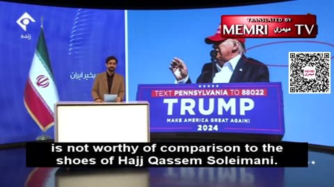 Trump Assassination Hoax - Iranian TV Host thinks Trump’s Assassination was Staged