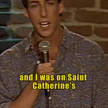 Adam Sandler being Jewish in a Non-Jewish Town (1989)