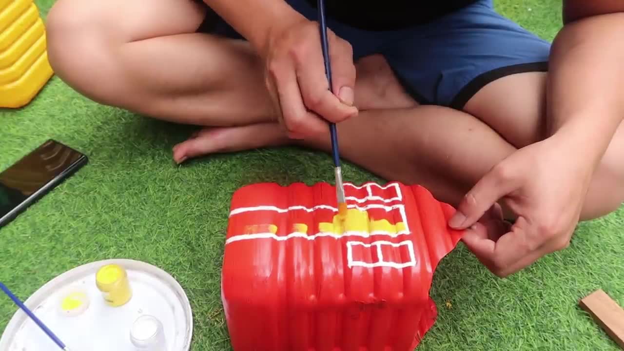 These colorful little houses are so cute and adorable