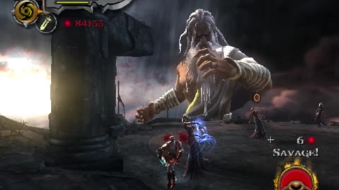 God of war vs Zeus Fight