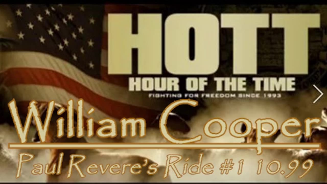 William Cooper - HOTT - Paul Revere's Ride #1&2 10.99