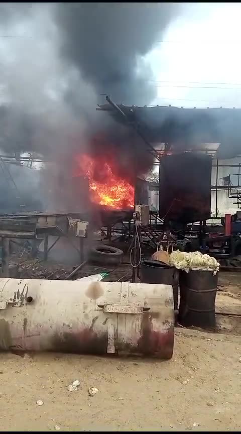 Incendio en empresa de Mamonal