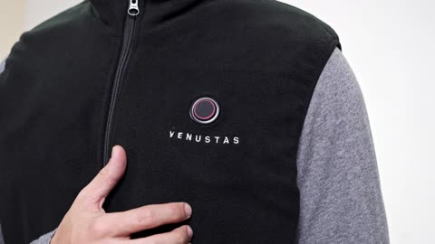 Venustas Men's Fleece Heated Vest with Battery Pack 7.4V, Lightweight insulated Electric Vest