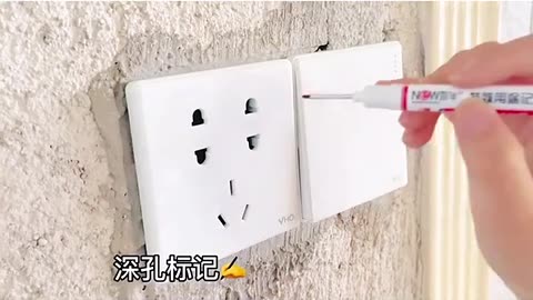 Long Nib Head Markers For Metal Perforating Pen Waterproof Bathroom Woodworking Decoration