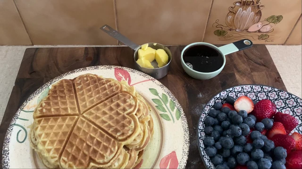 Organic Collagen Protein Waffles Recipe