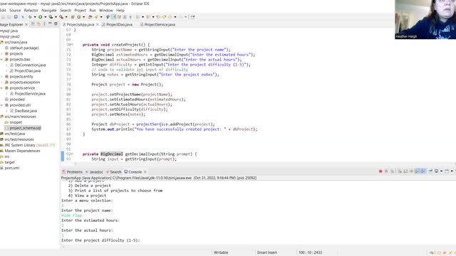 MySQL Week 9 assignment
