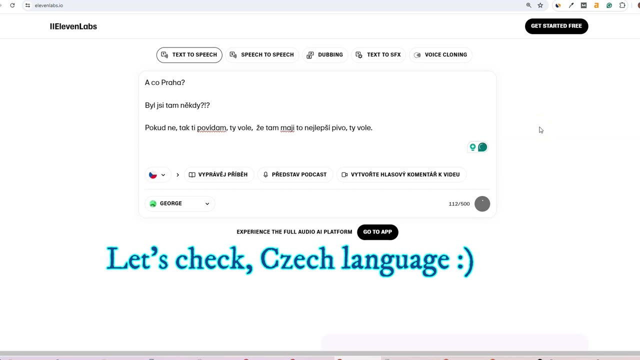 Demo of changing voice with ElevenLabs | Text to Speech Software