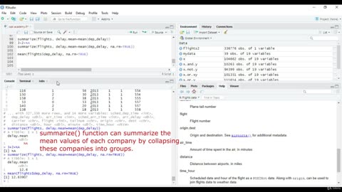 Python Full Course - Chapter 27 - 6. Grouped Summaries with Summarize Function in R