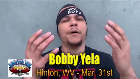 the Yela Man is coming to Hinton, WV on Mar. 31st!!