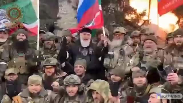 Chechen forces has a great leader who leads his men to Victory