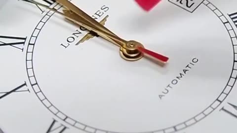 Longines watch hands installed Original Xi'an old place watch repair express love with fast hands