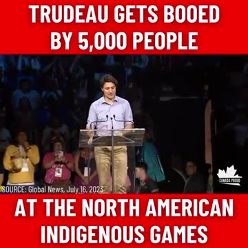 Trudeau | Gets Booed By Patriots