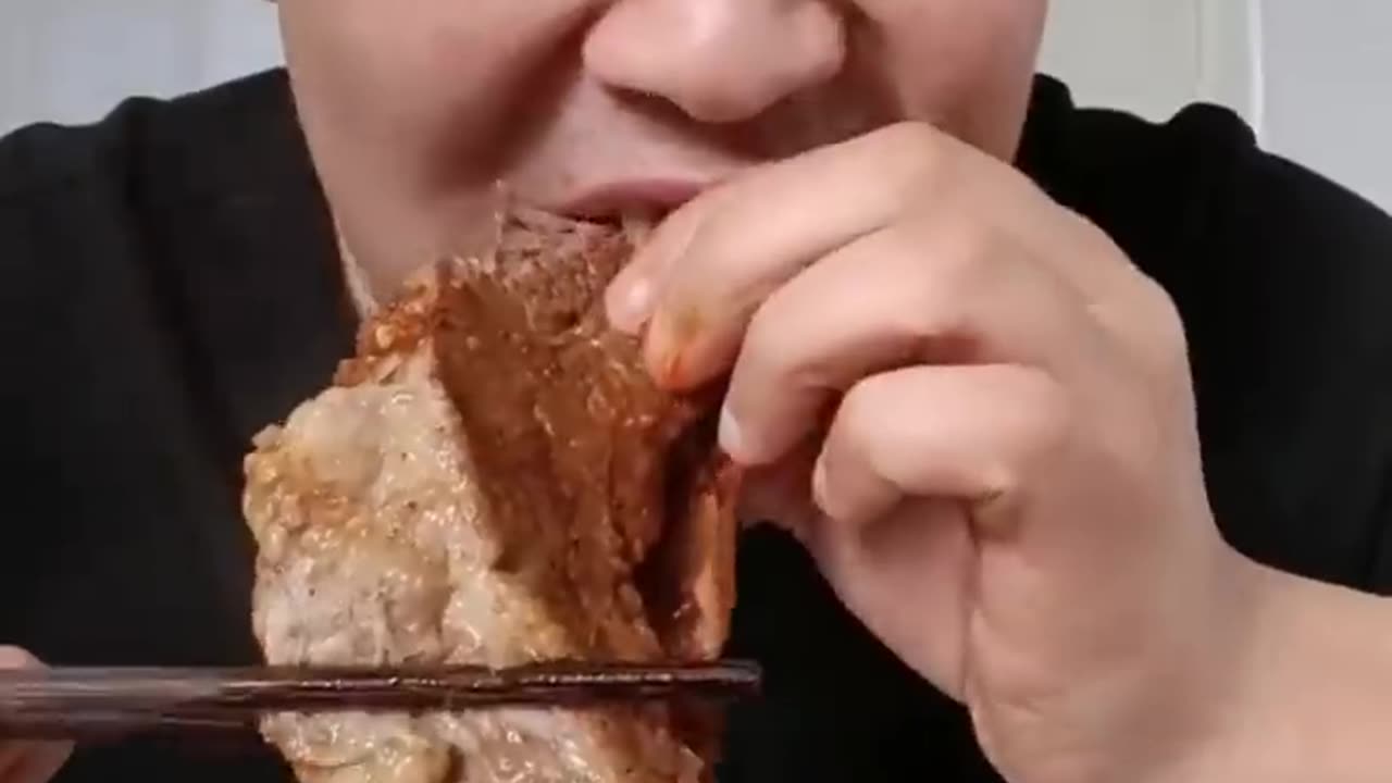 Asmr mukbang meat