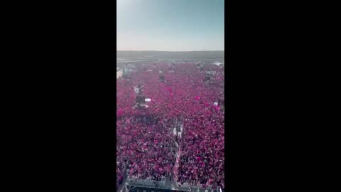 Istanbul. Rally in support of Palestine.