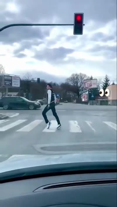 This guy sure has the moves.