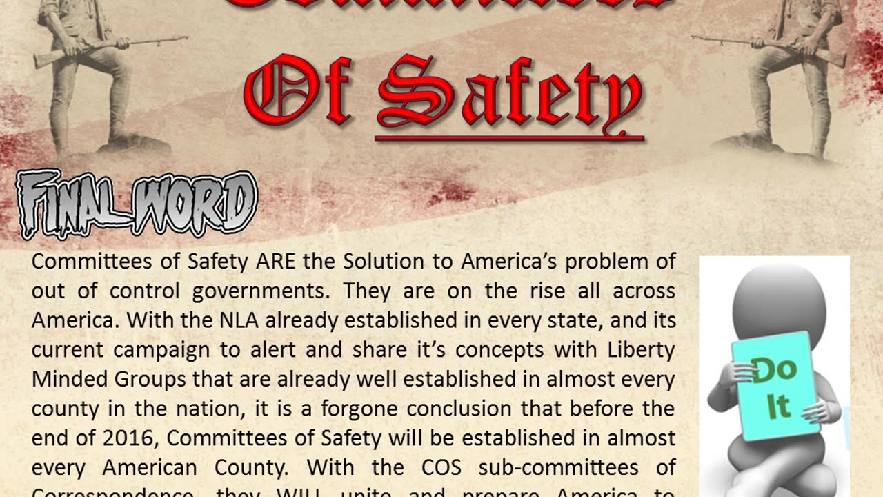 NLA - Introduction to Committees of Safety