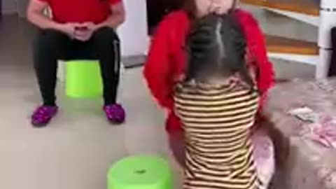 Funny chinese baby watch this video very nice