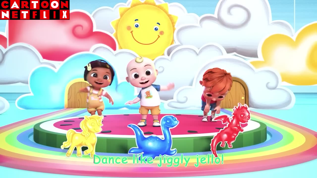 Jello Color Dance - Dance Party - CoComelon Nursery Rhymes & Kids Songs